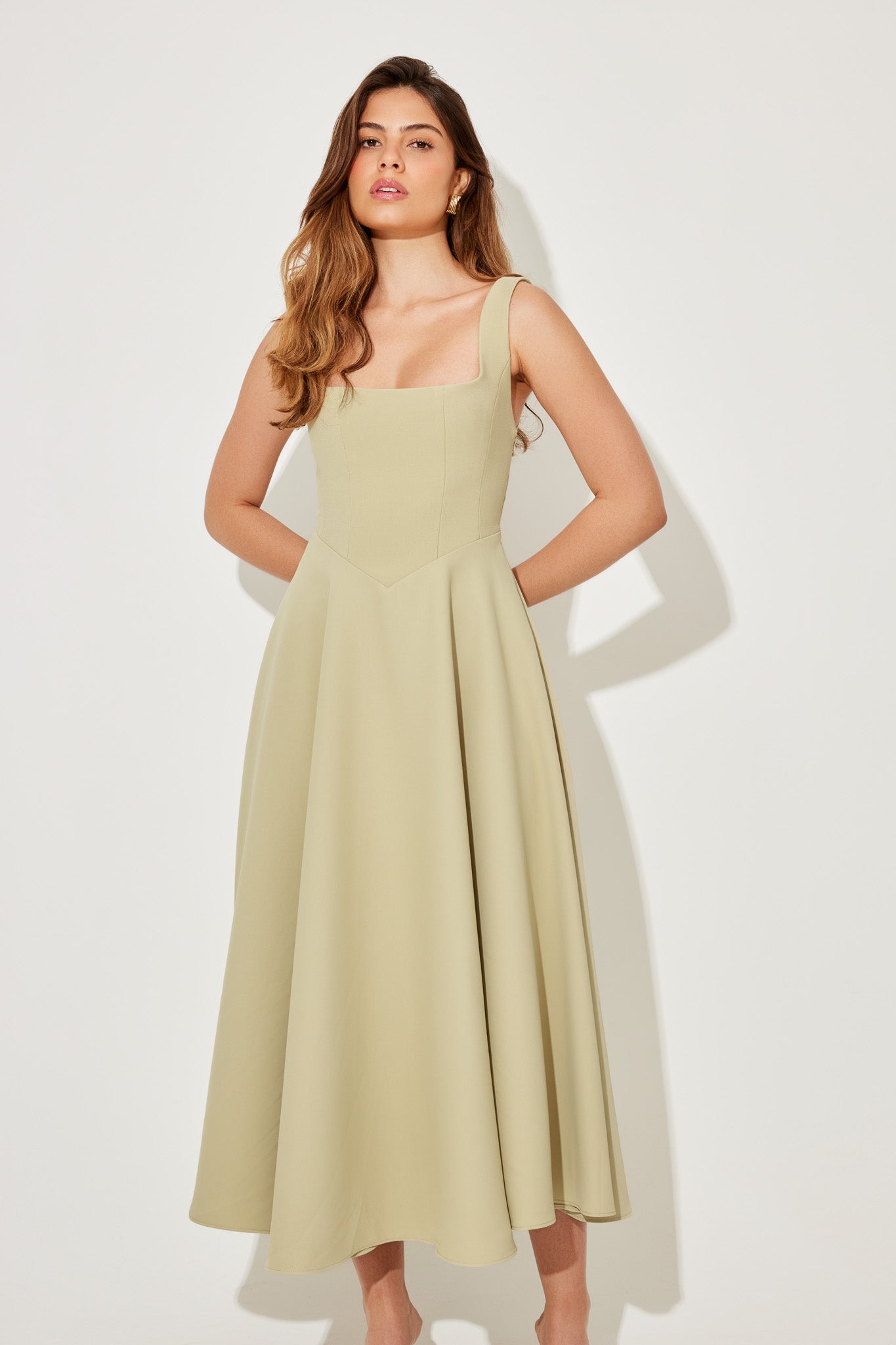 ZADIYA™ | Timeless Flowy Midi Dress