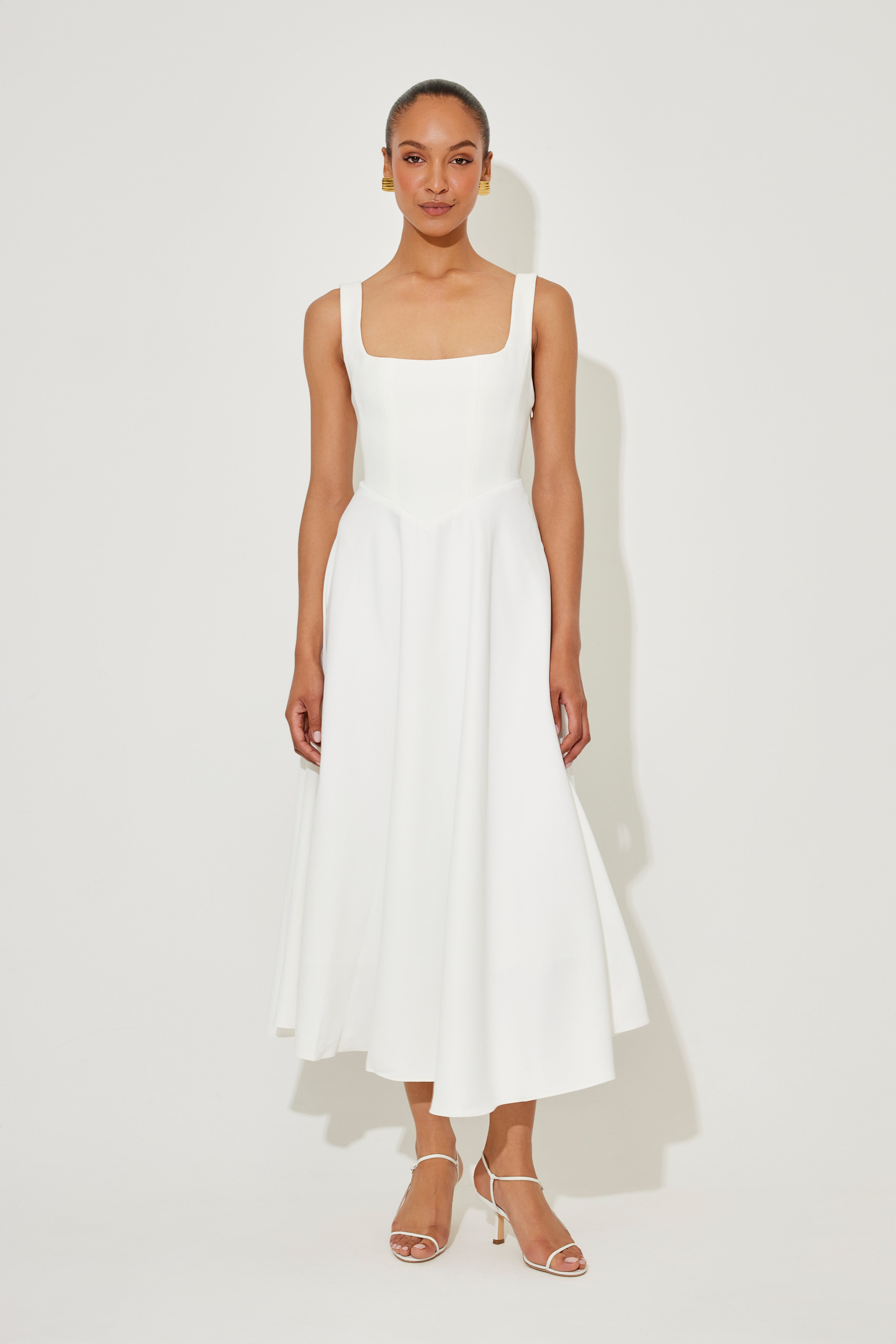 ZADIYA™ | Timeless Flowy Midi Dress