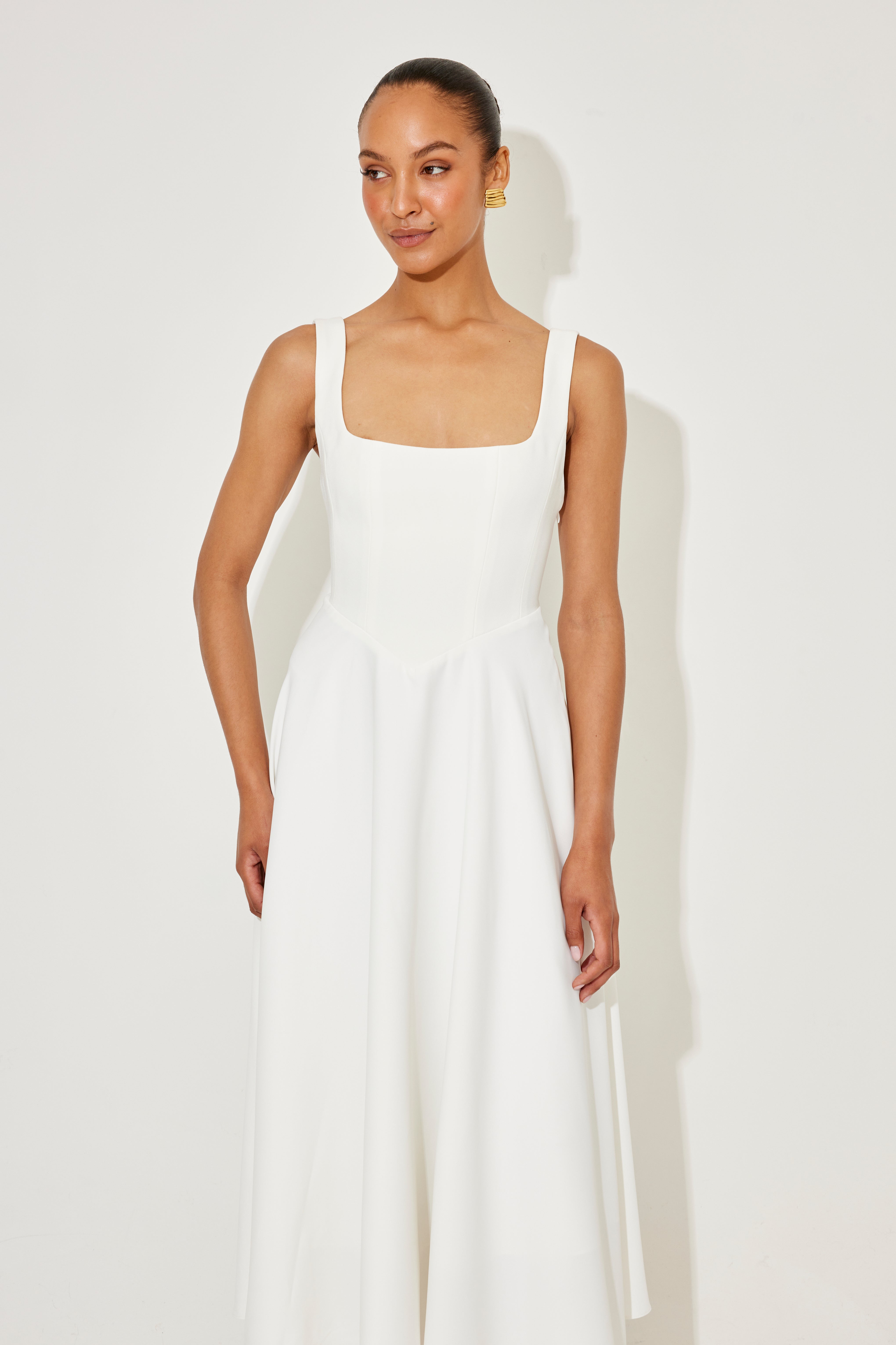 ZADIYA™ | Timeless Flowy Midi Dress