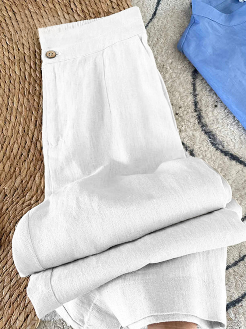 ZADIYA™ | Heritage Linen Trousers