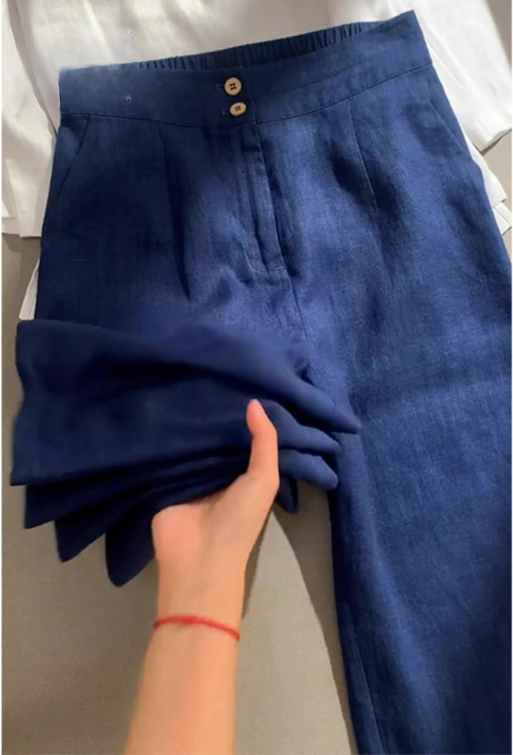 ZADIYA™ | Heritage Linen Trousers