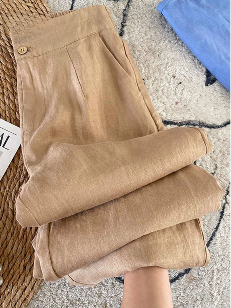 ZADIYA™ | Heritage Linen Trousers
