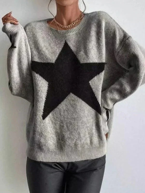 ZADIYA™ | Big Star Sweater