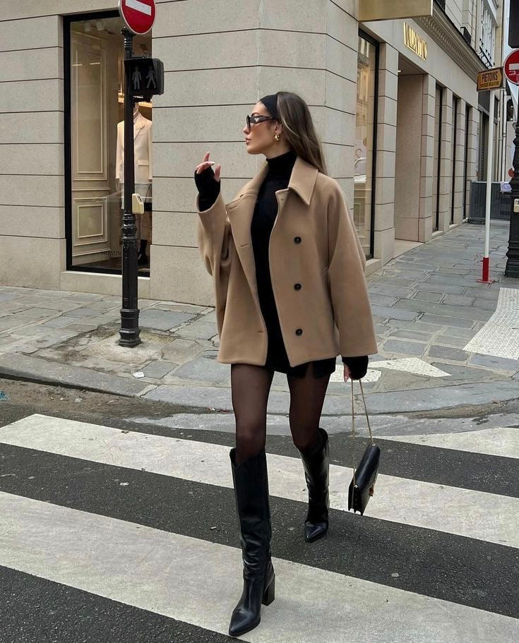 ZADIYA™ | Oversized Wool Coat
