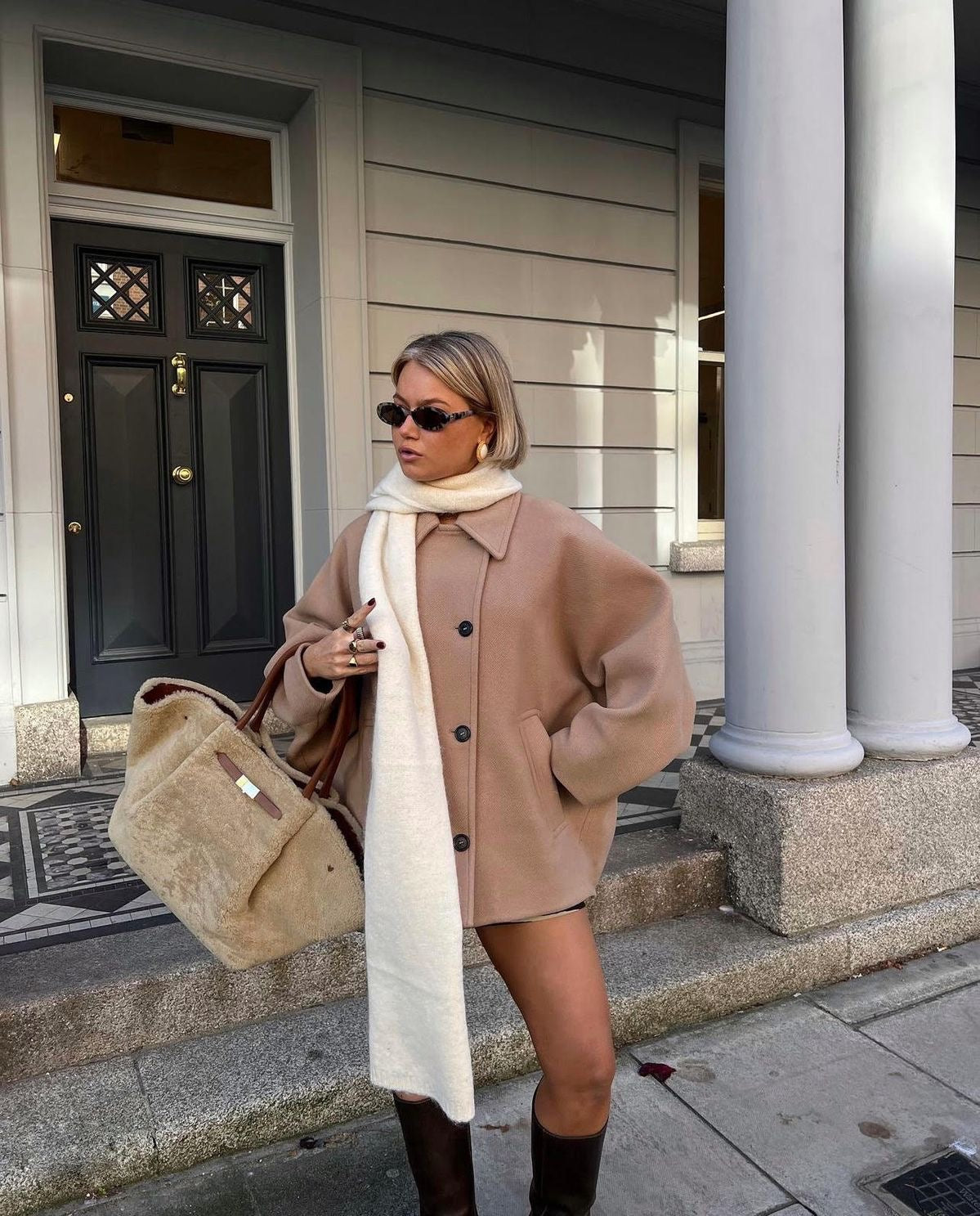ZADIYA™ | Oversized Wool Coat