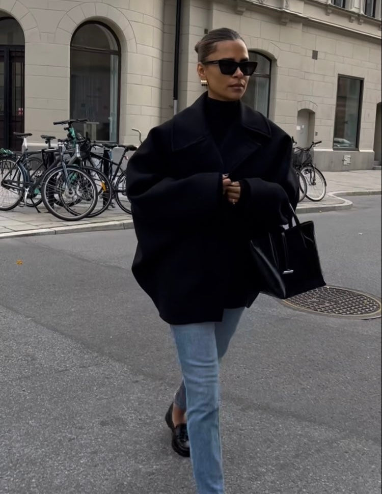 ZADIYA™ | Oversized Wool Coat