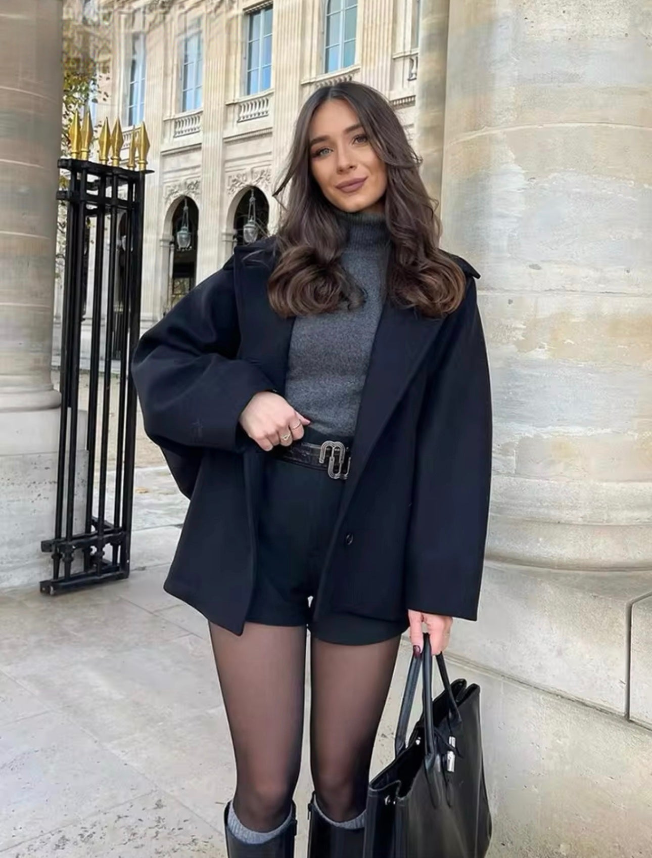 ZADIYA™ | Oversized Wool Coat