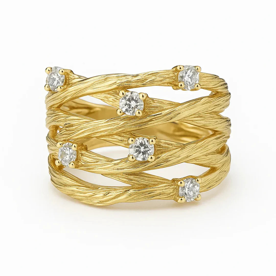 ZADIYA™ | Sophisticated Vintage Gold Ring