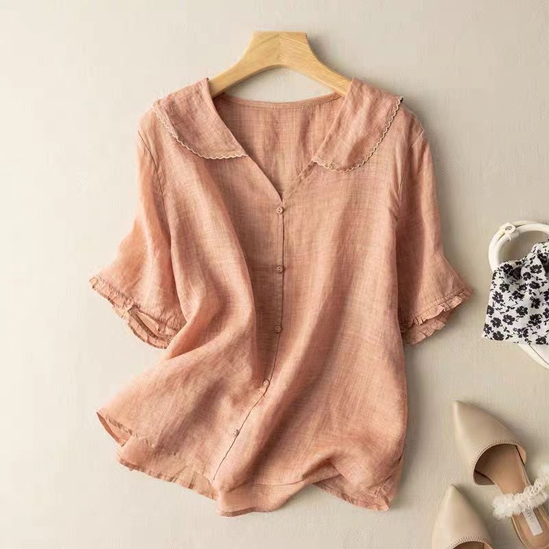 ZADIYA™ | LIGHTWEIGHT LINEN BLOUSE