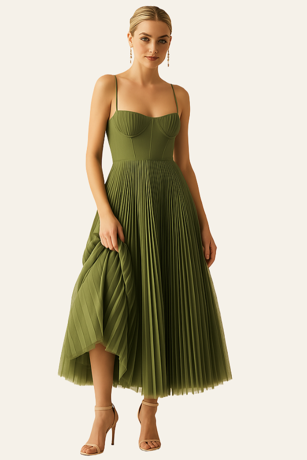 ZADIYA™ | TULLE MIDI DRESS