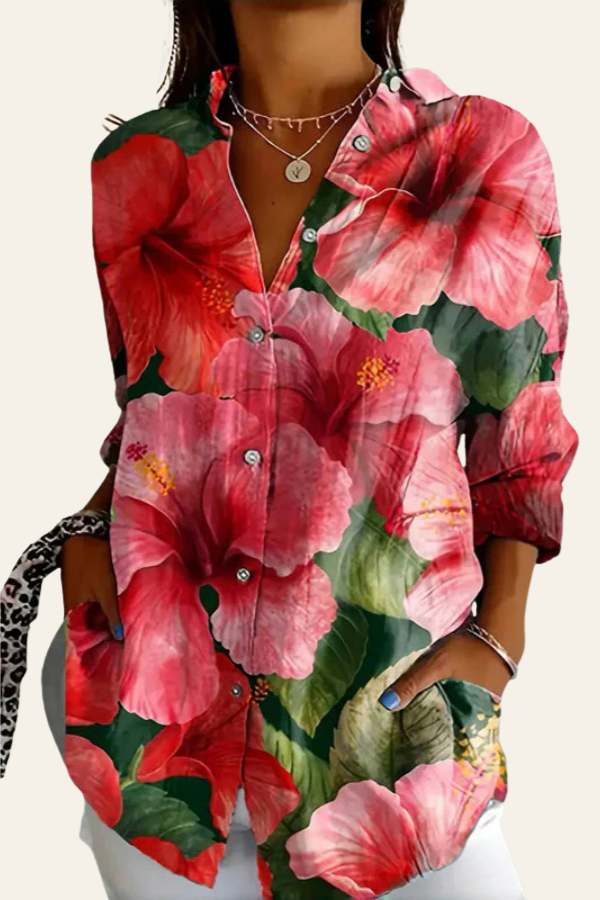 ZADIYA™ | WILDFLOWER WHIMSY SHIRT