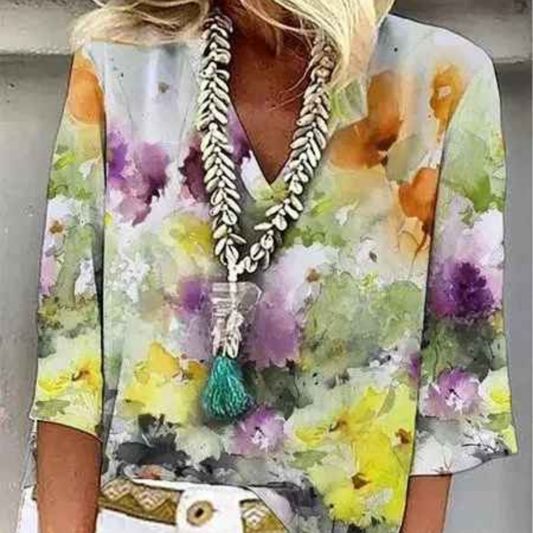 ZADIYA™ | FLORAL BLOUSE