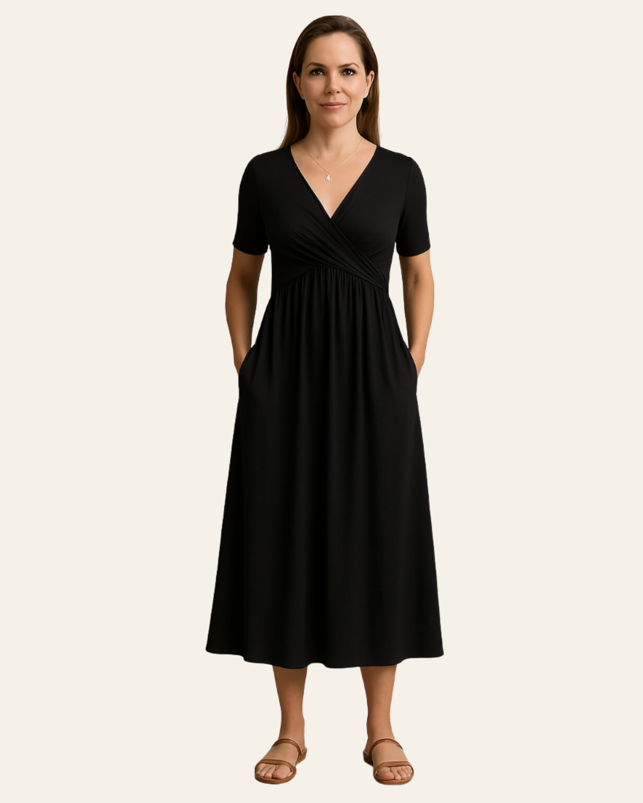 ZADIYA™ | AIRY A-LINE MAXI DRESS