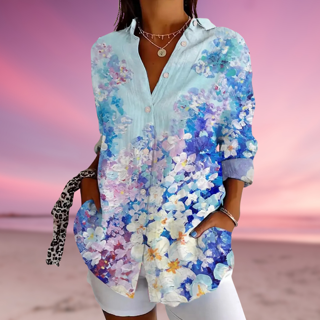 ZADIYA™ | SUMMER FLORAL BLOUSE