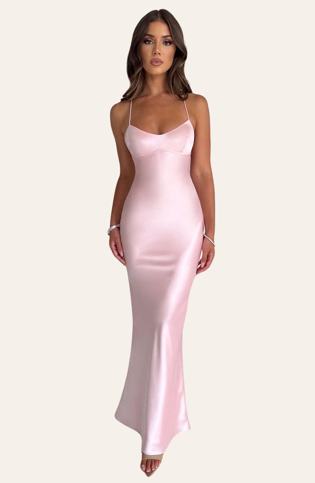 ZADIYA™ | LUXE SATIN MAXI DRESS