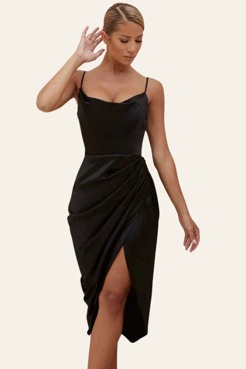 ZADIYA™ | SILK CORSET MAXI DRESS