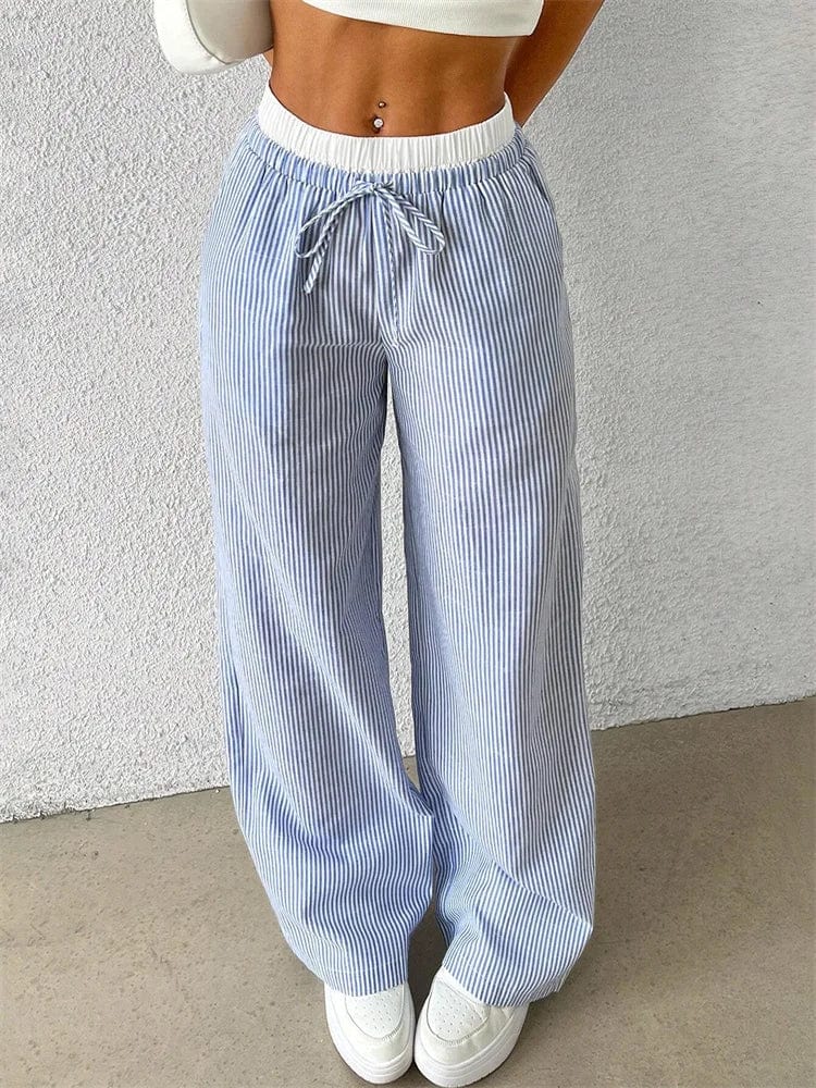 ZADIYA™ | Vibe Drip Striped Pants