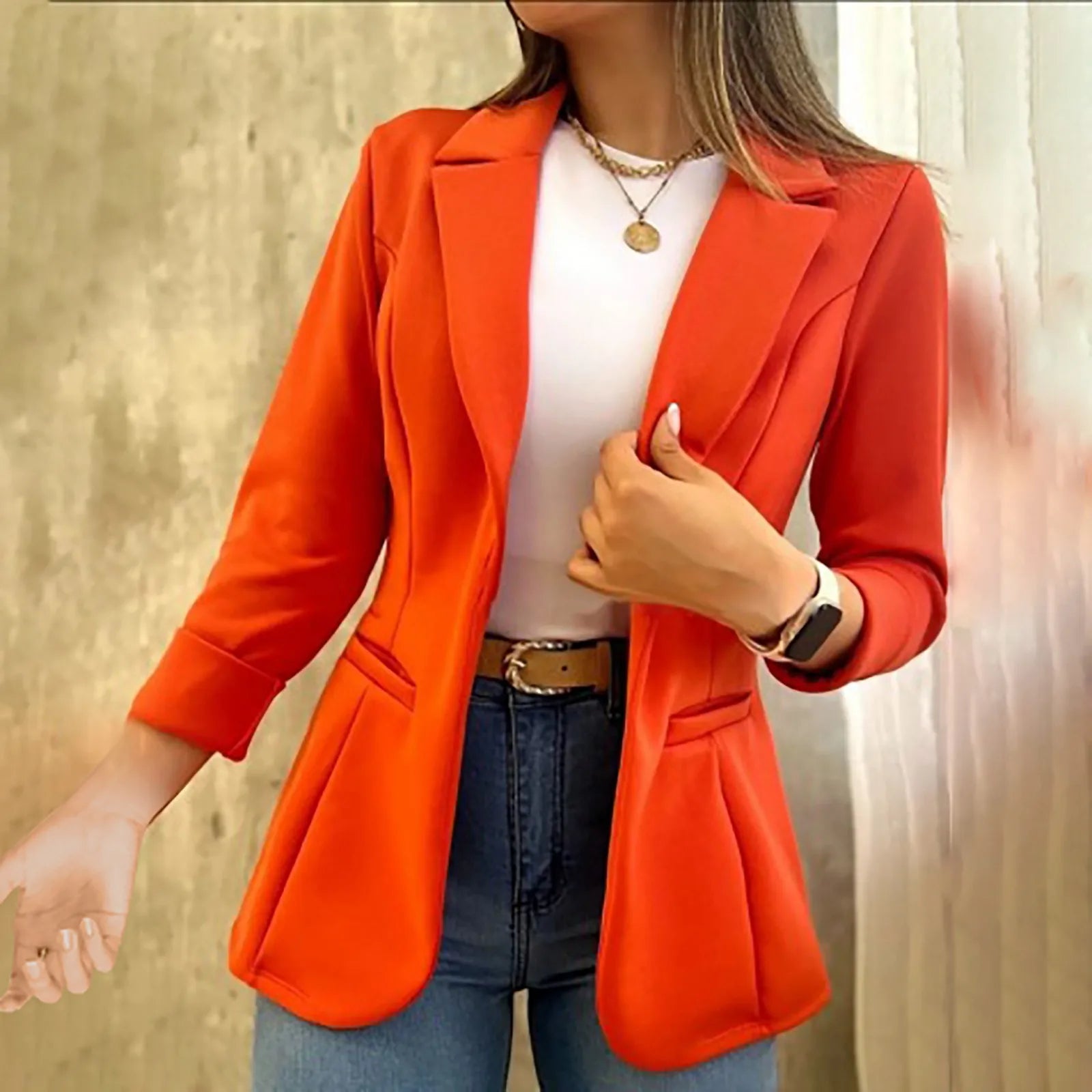 ZADIYA™ | Minimalist Long Sleeve Blazer