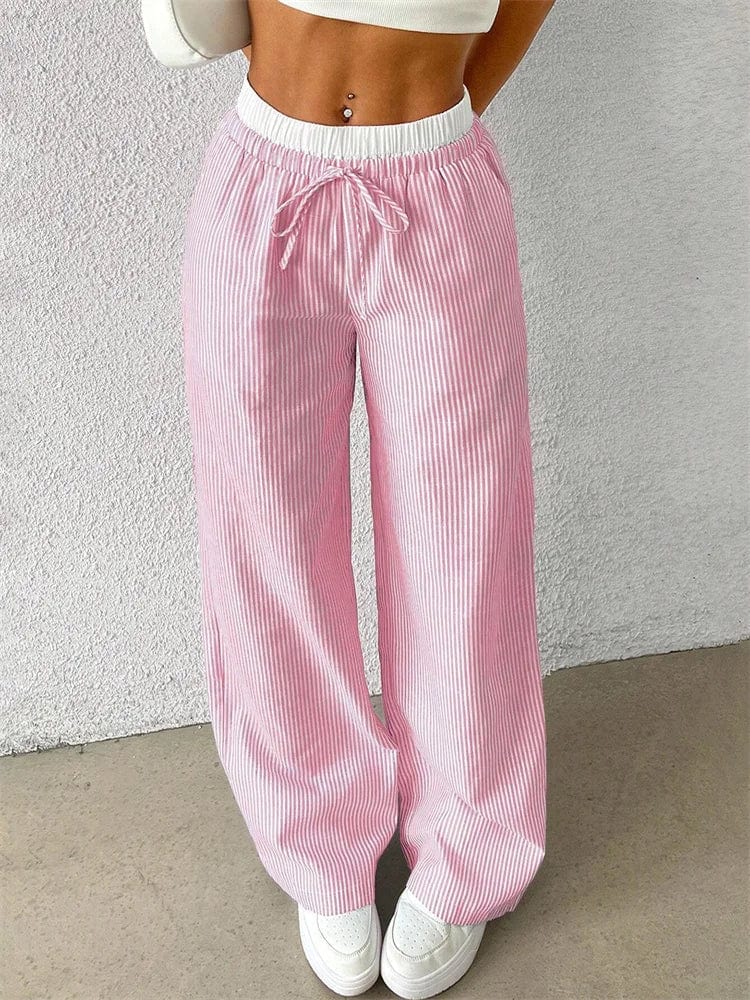 ZADIYA™ | Vibe Drip Striped Pants