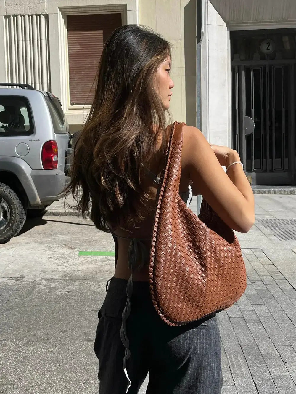 ZADIYA™ | WOVEN SHOULDER BAG