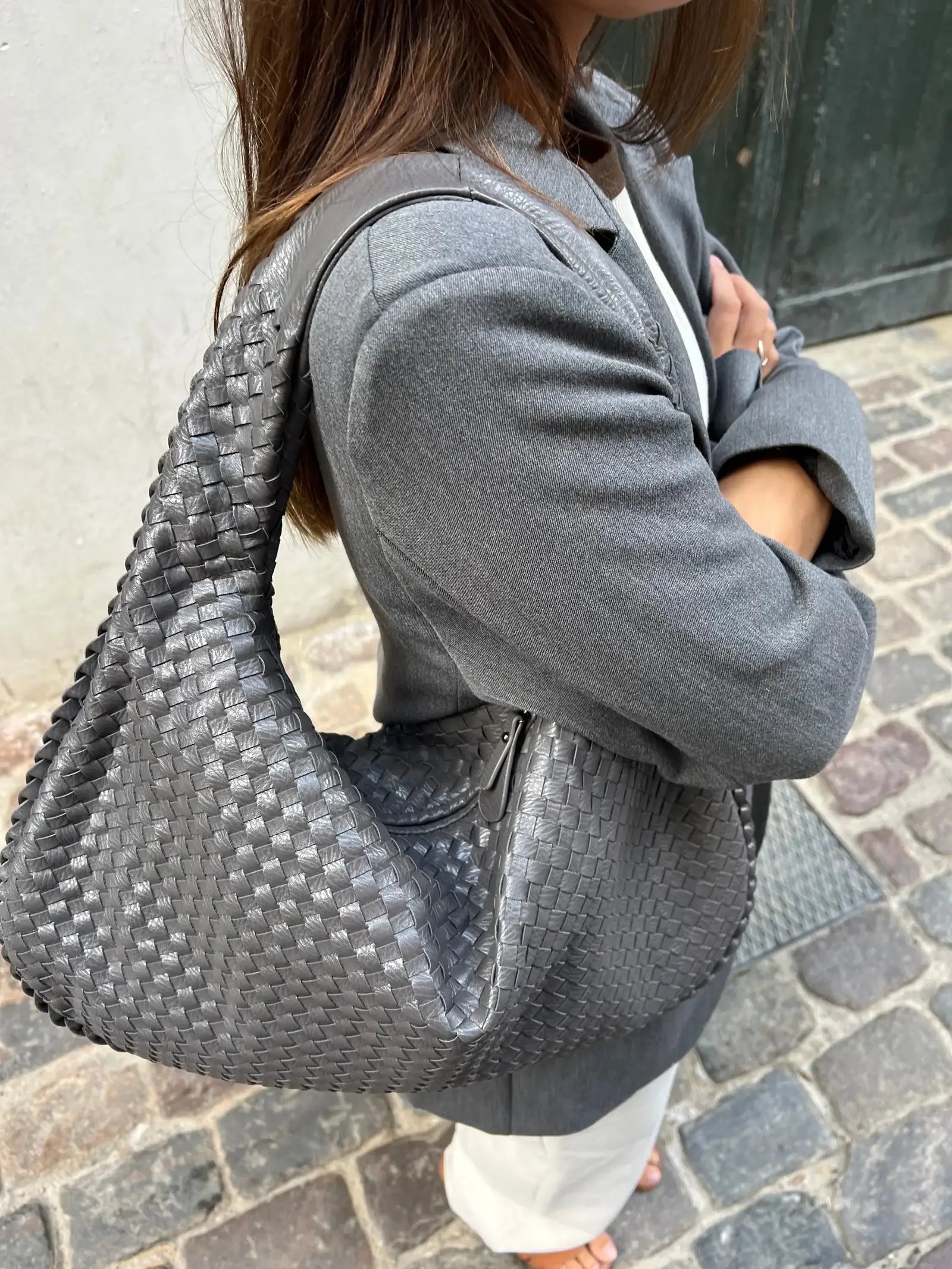 ZADIYA™ | WOVEN SHOULDER BAG
