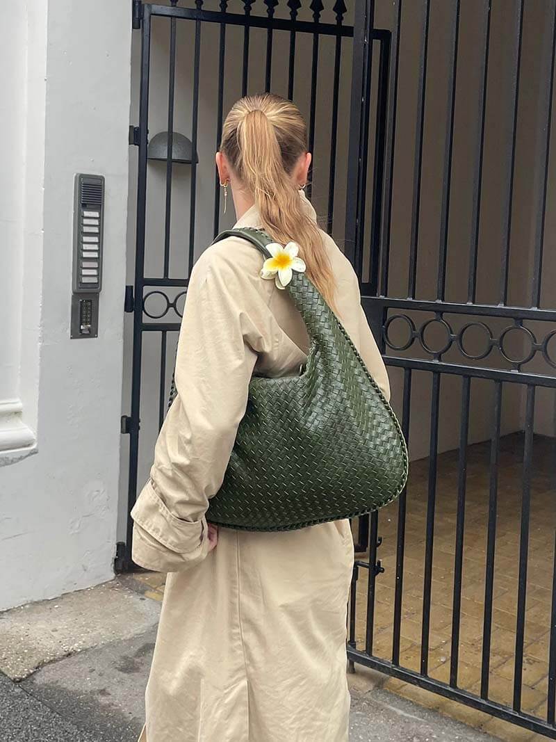 ZADIYA™ | WOVEN SHOULDER BAG