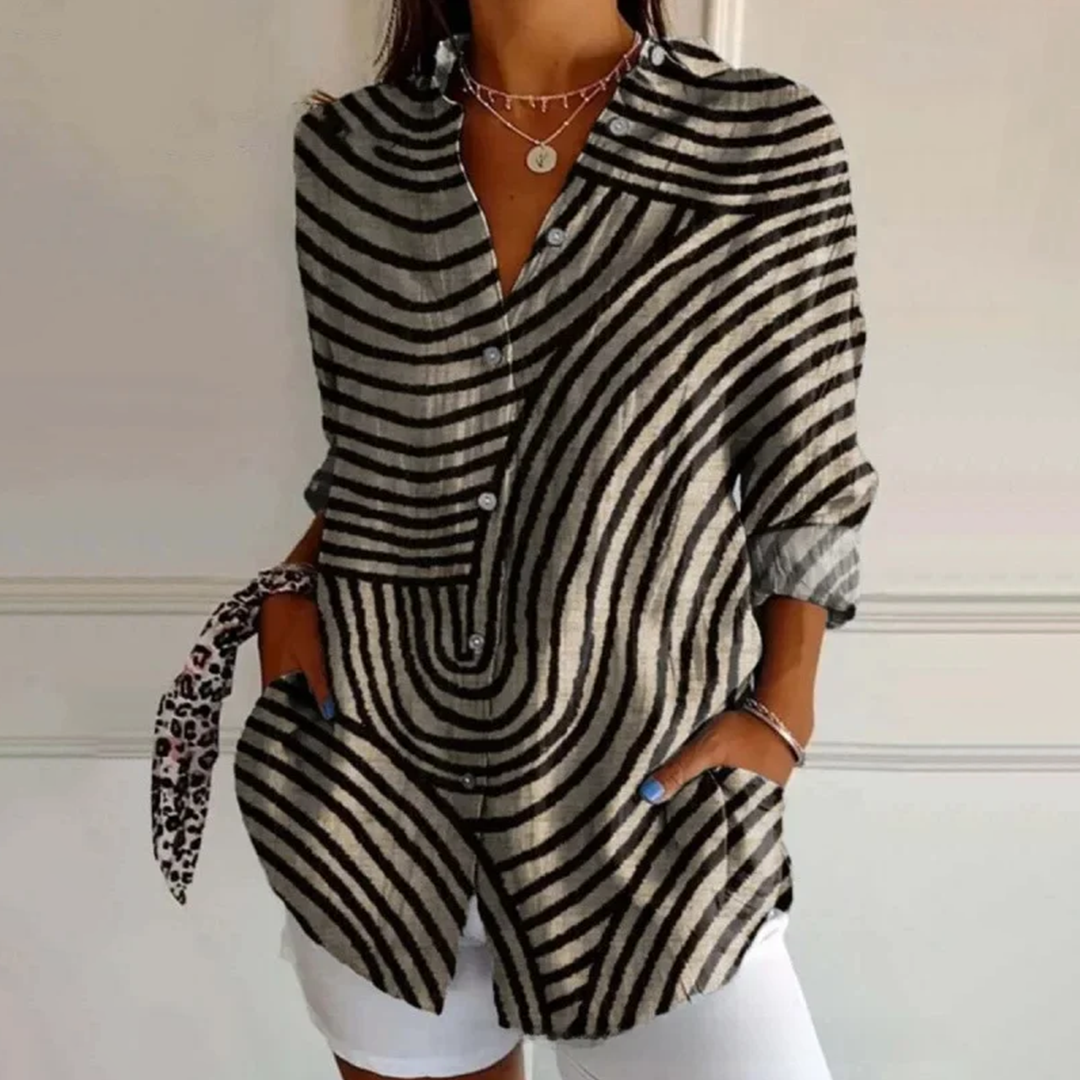 ZADIYA™ | BUTTON-UP SHIRT