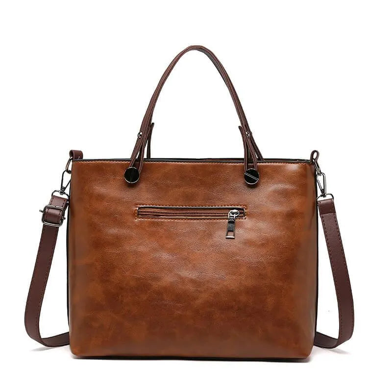 ZADIYA™ | LEATHER SHOULDER BAG