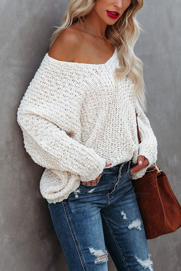 ZADIYA™ | Off-Shoulder Sweater