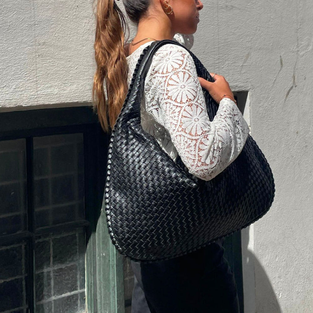 ZADIYA™ | WOVEN SHOULDER BAG