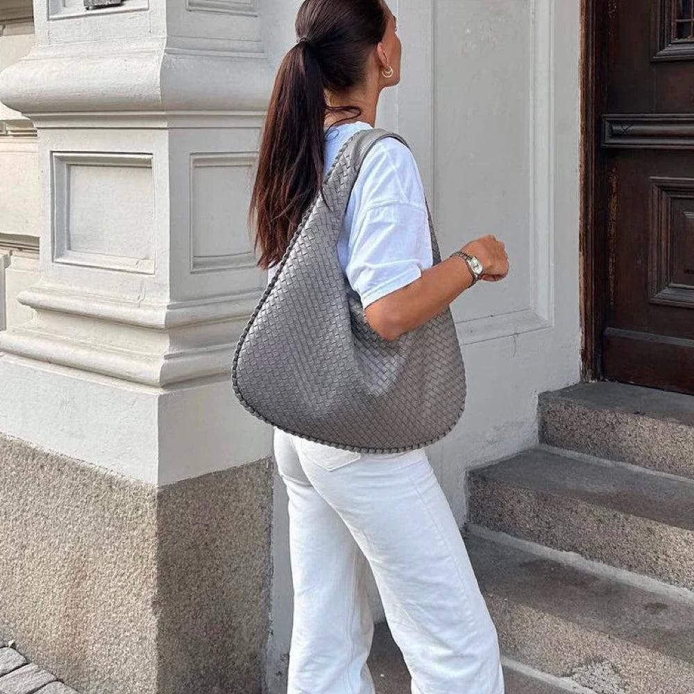 ZADIYA™ | WOVEN SHOULDER BAG