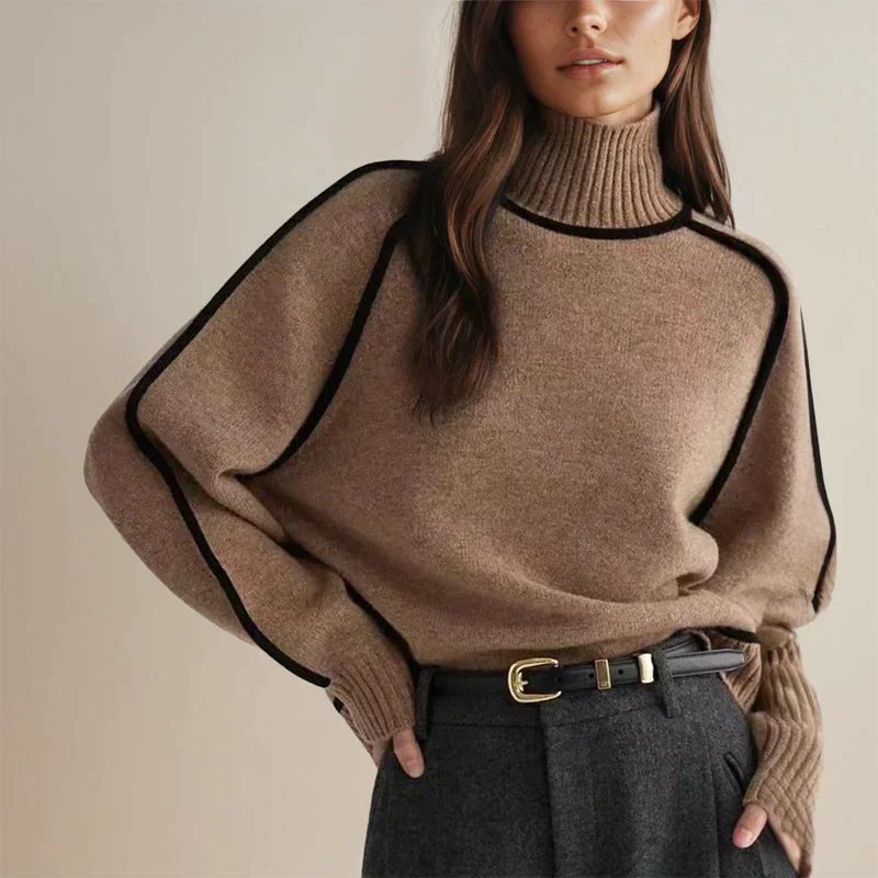 ZADIYA™ | Sophisticated Turtleneck Sweater