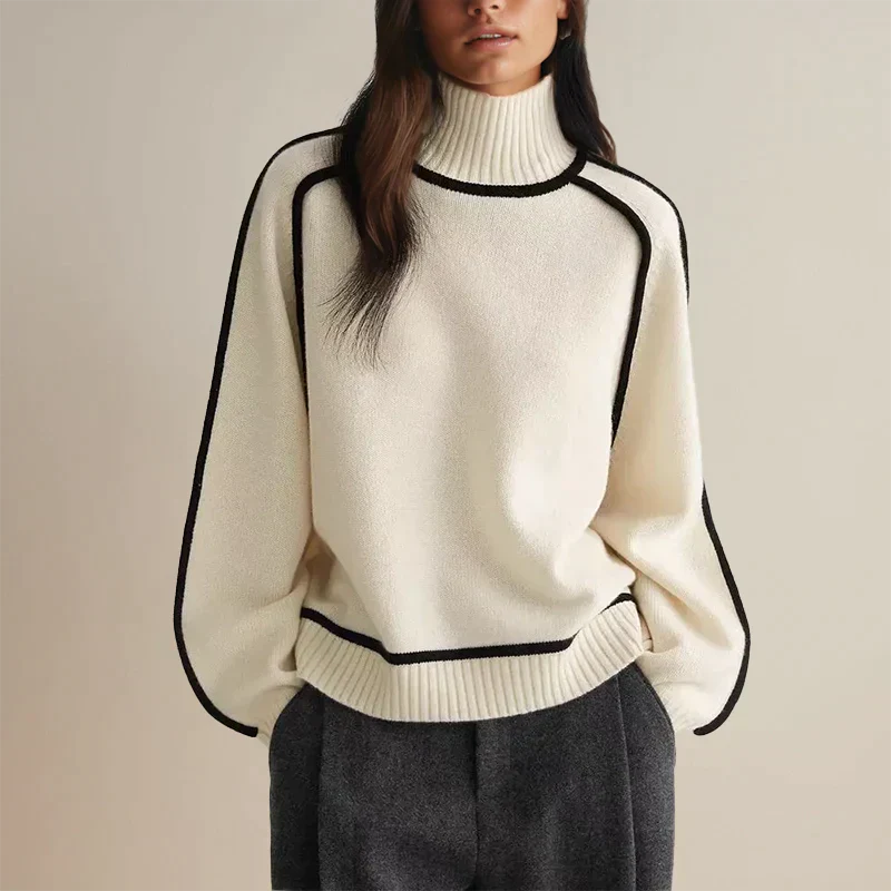 ZADIYA™ | Sophisticated Turtleneck Sweater