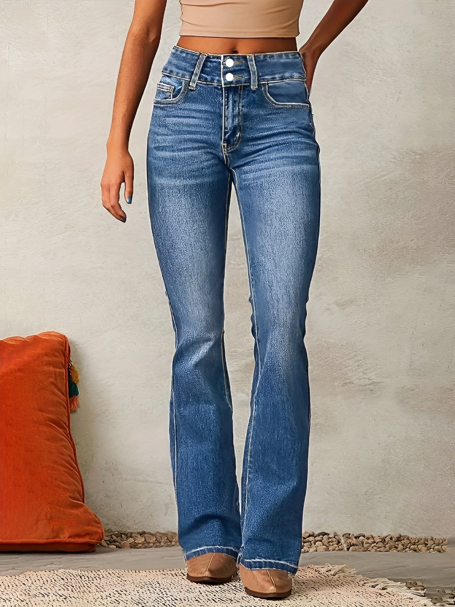 ZADIYA™ | Ivana High-Waisted Flared Jeans