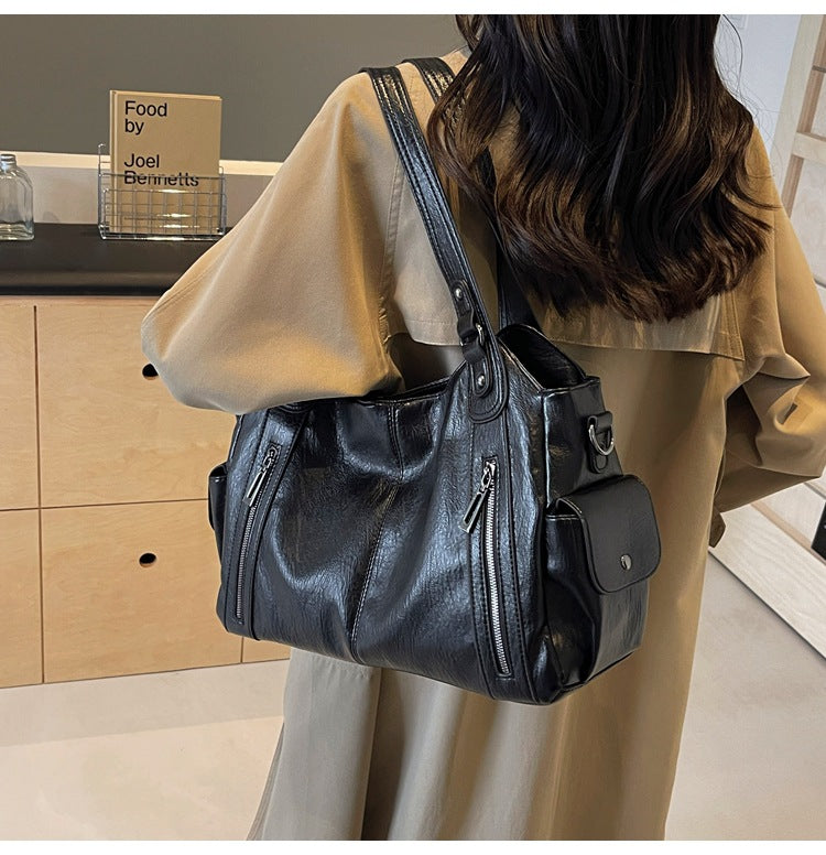 ZADIYA™ | LEATHER TOTE BAG