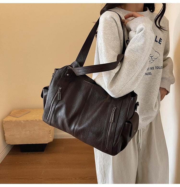 ZADIYA™ | LEATHER TOTE BAG
