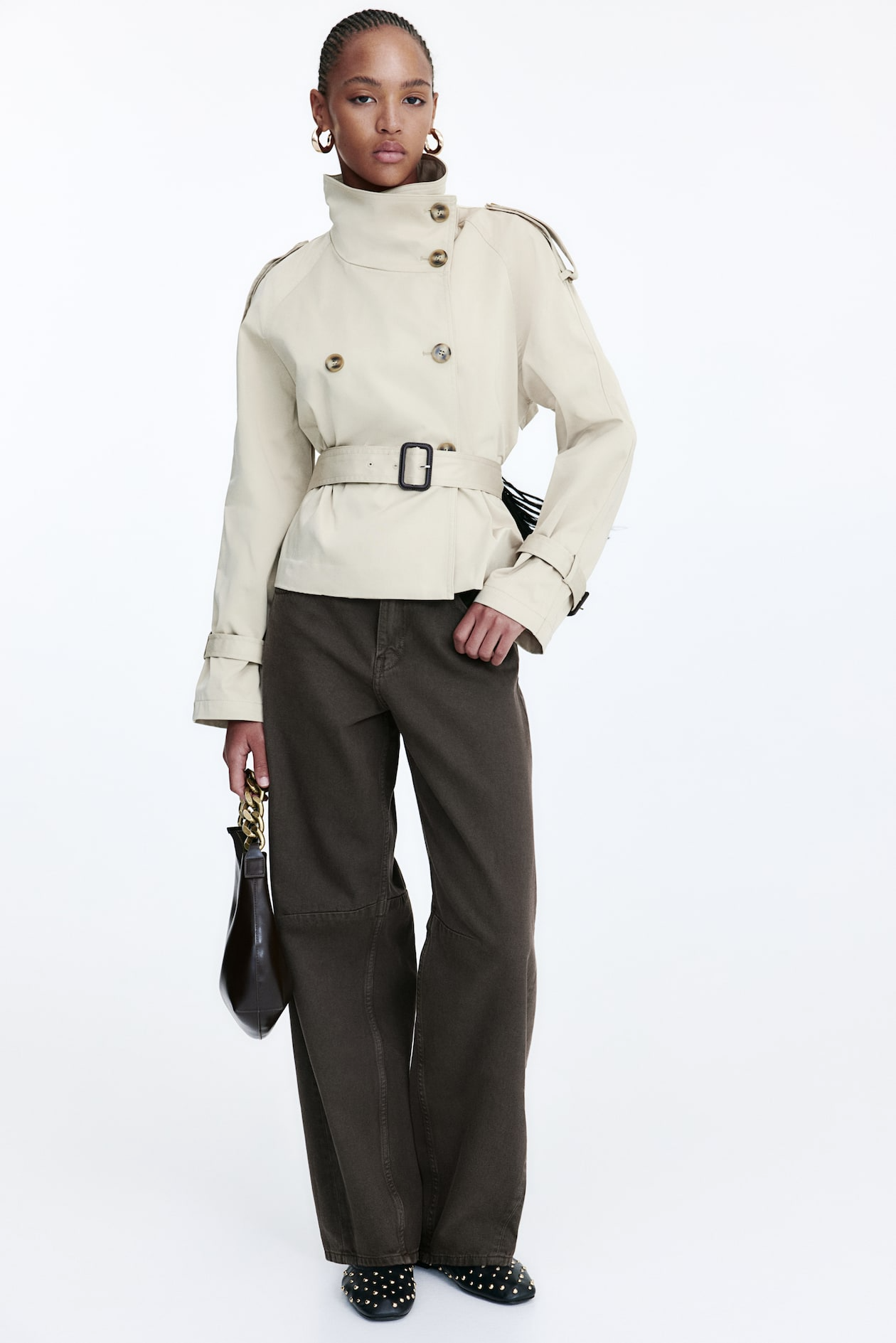 ZADIYA™ | Short Trench Coat