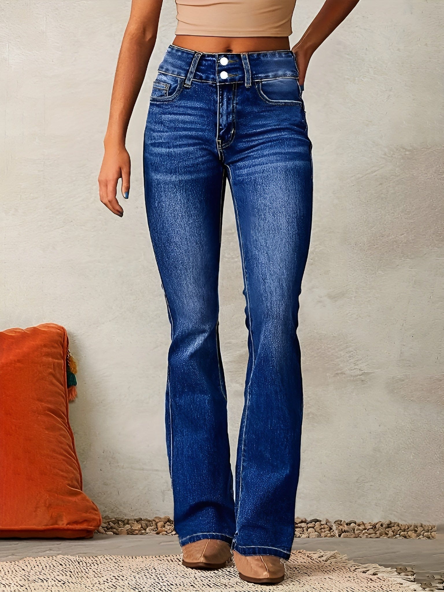 ZADIYA™ | Ivana High-Waisted Flared Jeans