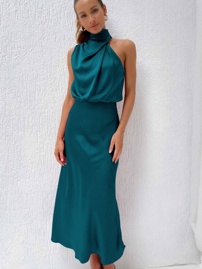 ZADIYA™ | LUXE SILK DRESS