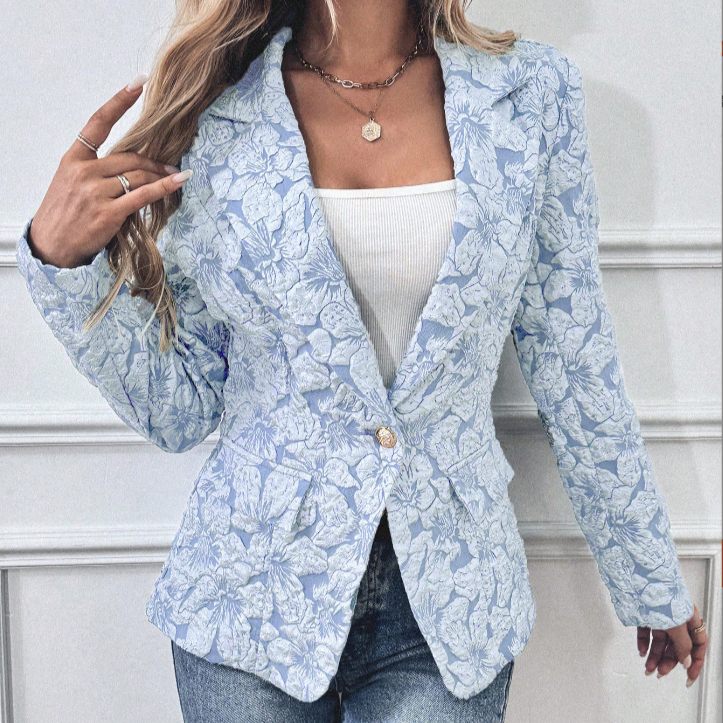 ZADIYA™ | Stylish Floral Print Blazer
