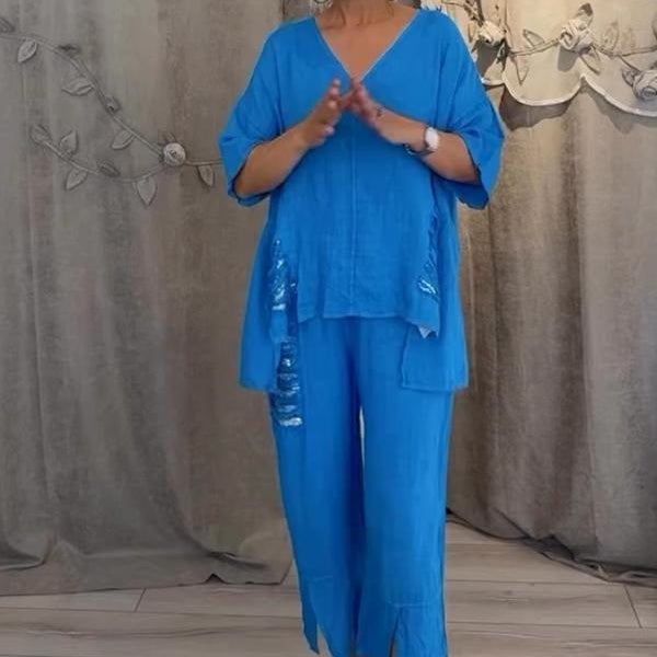 ZADIYA™ | Bali Chic Cotton-Linen Set