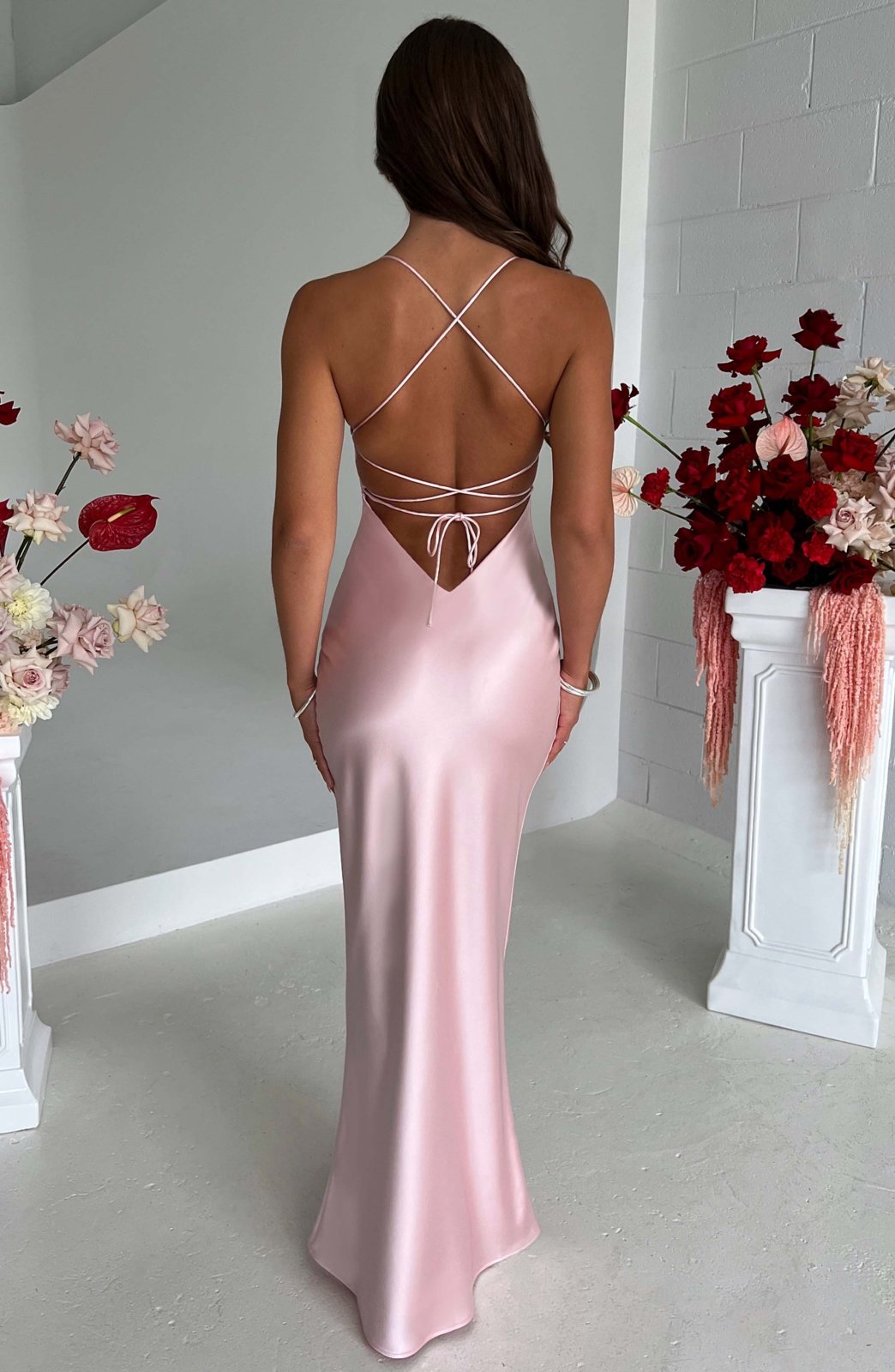 ZADIYA™ | LUXE SATIN MAXI DRESS