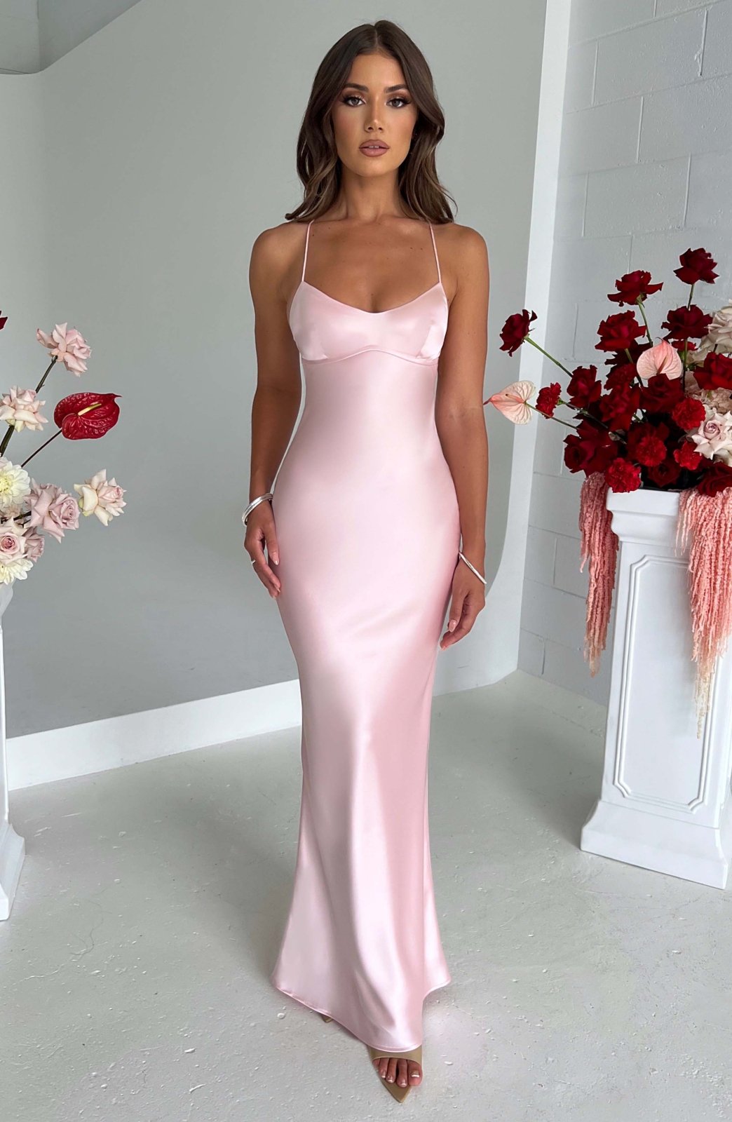 ZADIYA™ | LUXE SATIN MAXI DRESS
