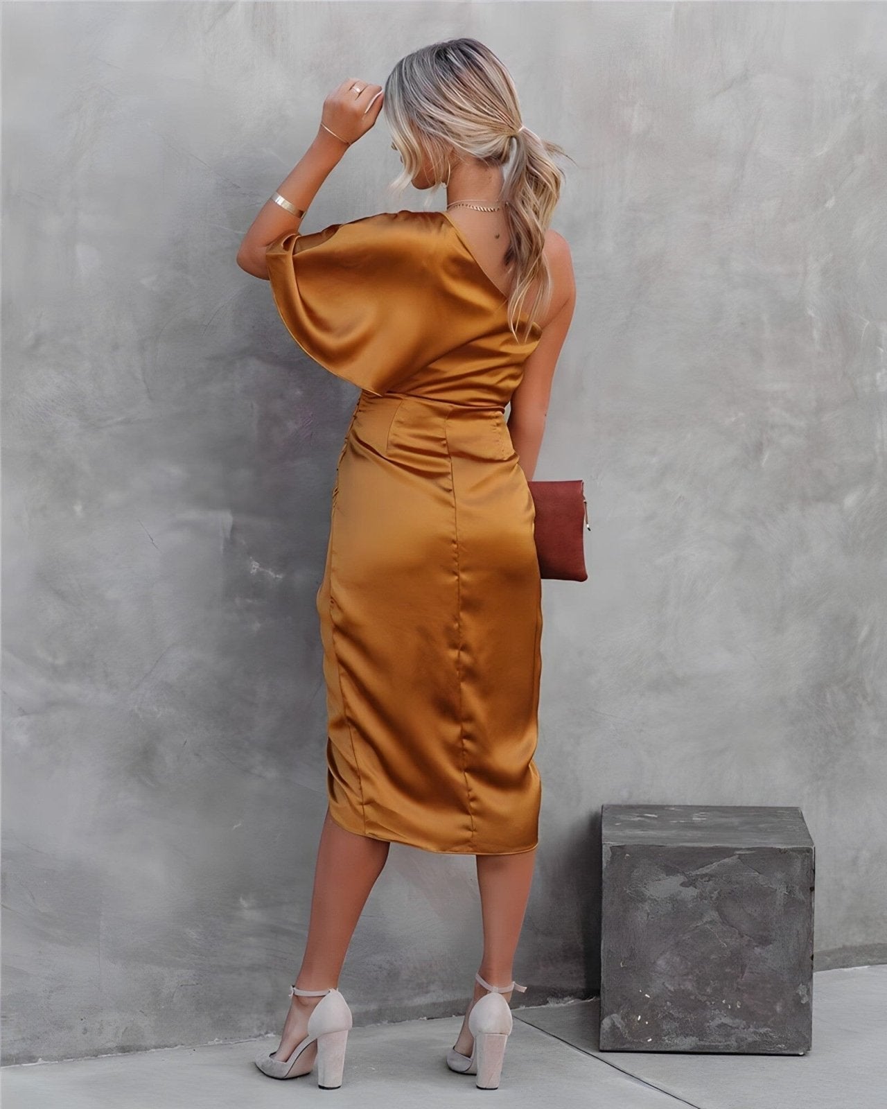 ZADIYA™ | SILK SPLIT DRESS