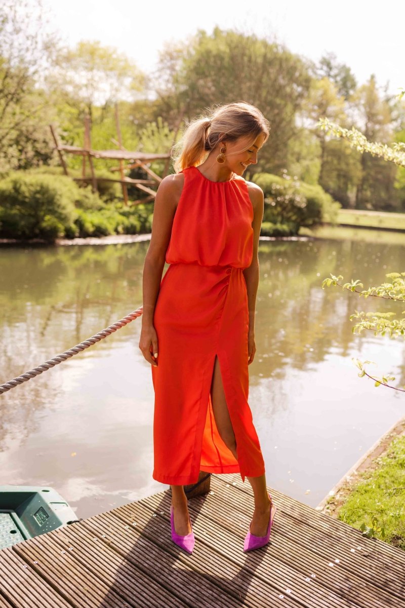 ZADIYA™ |  Elegant Midi Dress