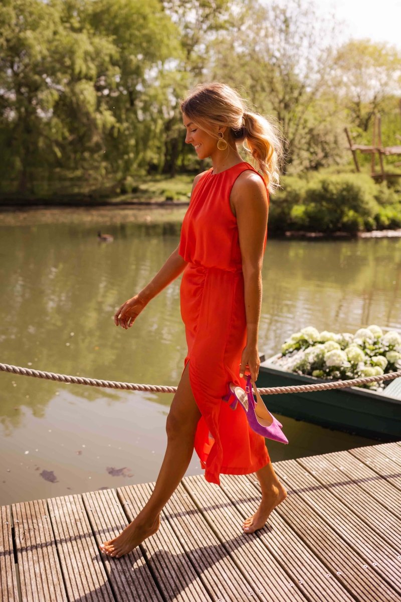 ZADIYA™ |  Elegant Midi Dress