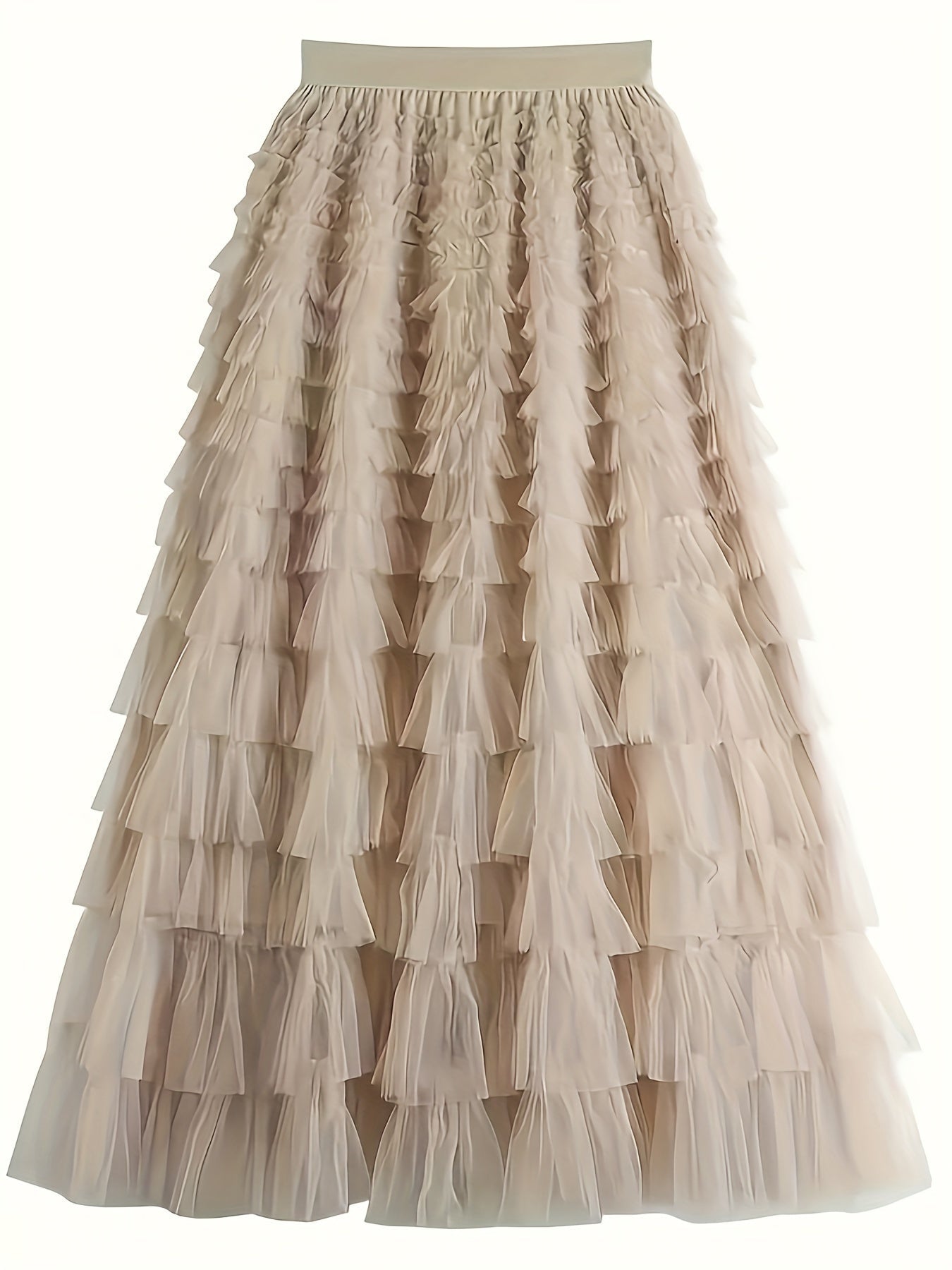 ZADIYA™ | Cascade Layered Hem Skirt