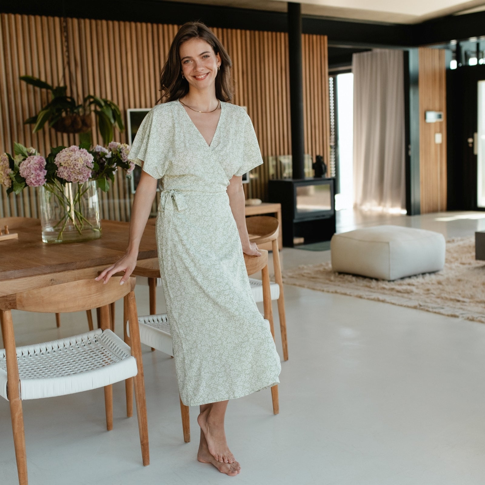 ZADIYA™ | FLORAL WRAP DRESS