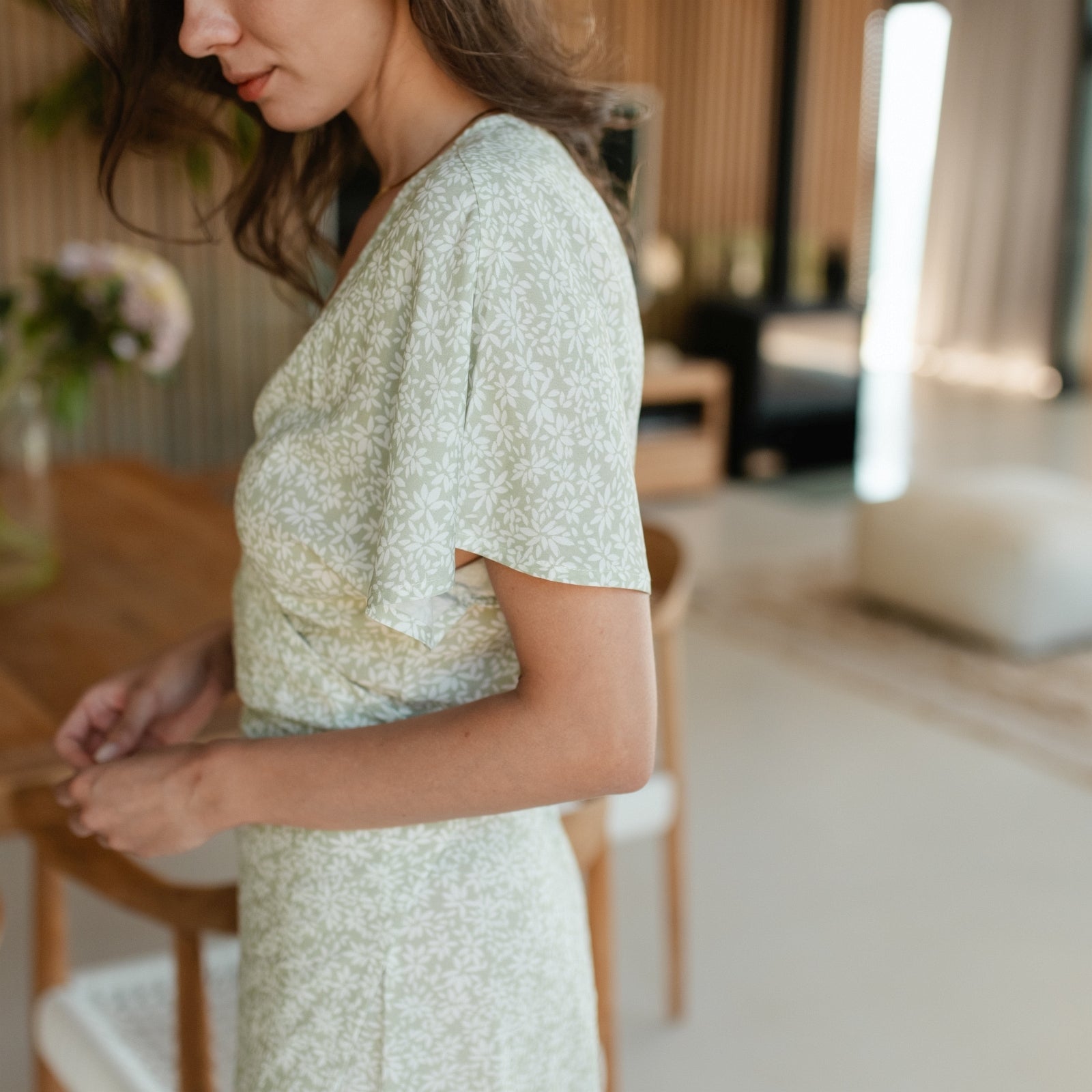 ZADIYA™ | FLORAL WRAP DRESS