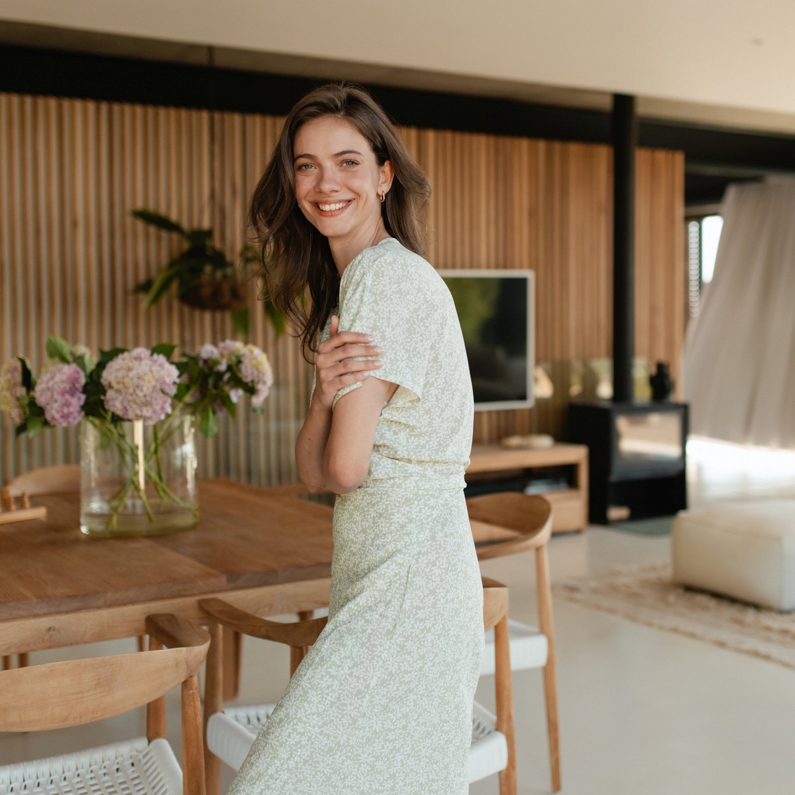 ZADIYA™ | FLORAL WRAP DRESS